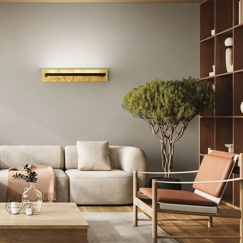 Applique a LED da parete lineare piccola in metallo e diffusore orientabile - 12W - Lumen 960 - 2700K-3000K-4000K - IP20 Compra Adesso