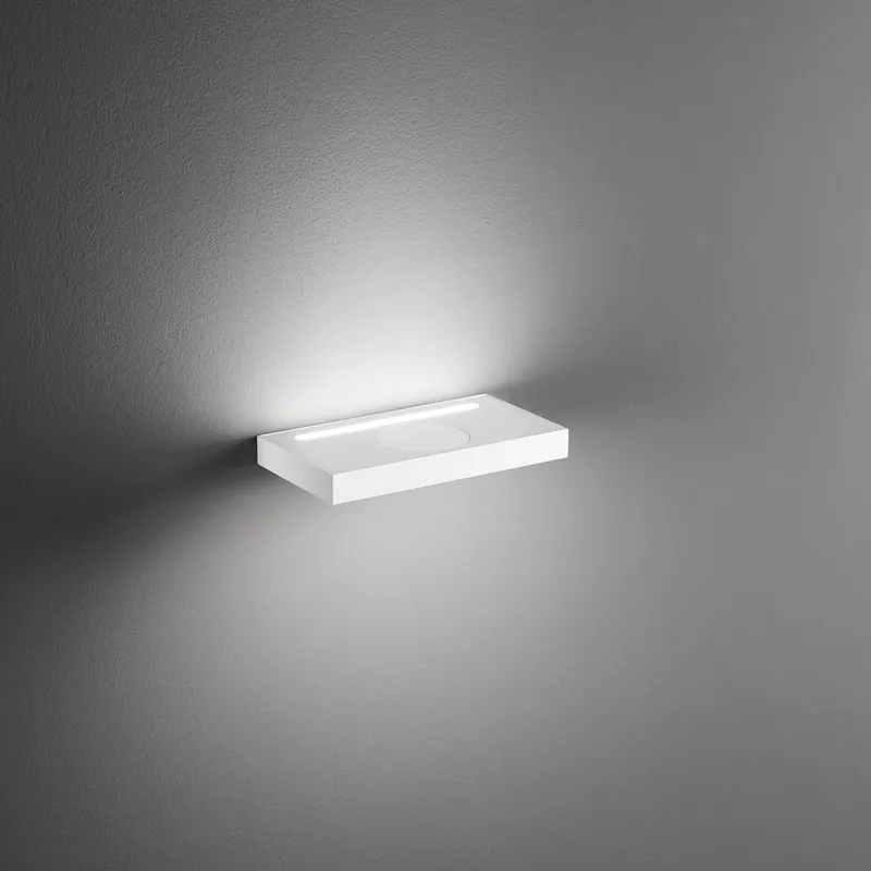 Applique a led con struttura in metallo e diffusore in acrilico - 11W - Lumen 880+880 - 3000k Luce Calda - IP20 Vendita Finale