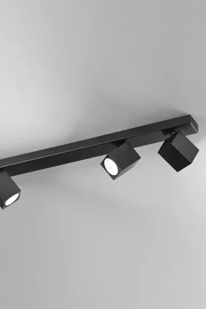 Ultime Pezzi Applique da parete in alluminio con faretti orientabili quadrati - 50W - IP20