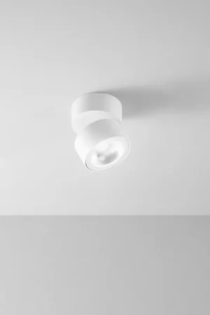 Acquista Ora Faretto a led grande da soffitto struttura in metallo e diffusore orientabile - 15W - Lumen 900 - 3000k-4000k-6000k