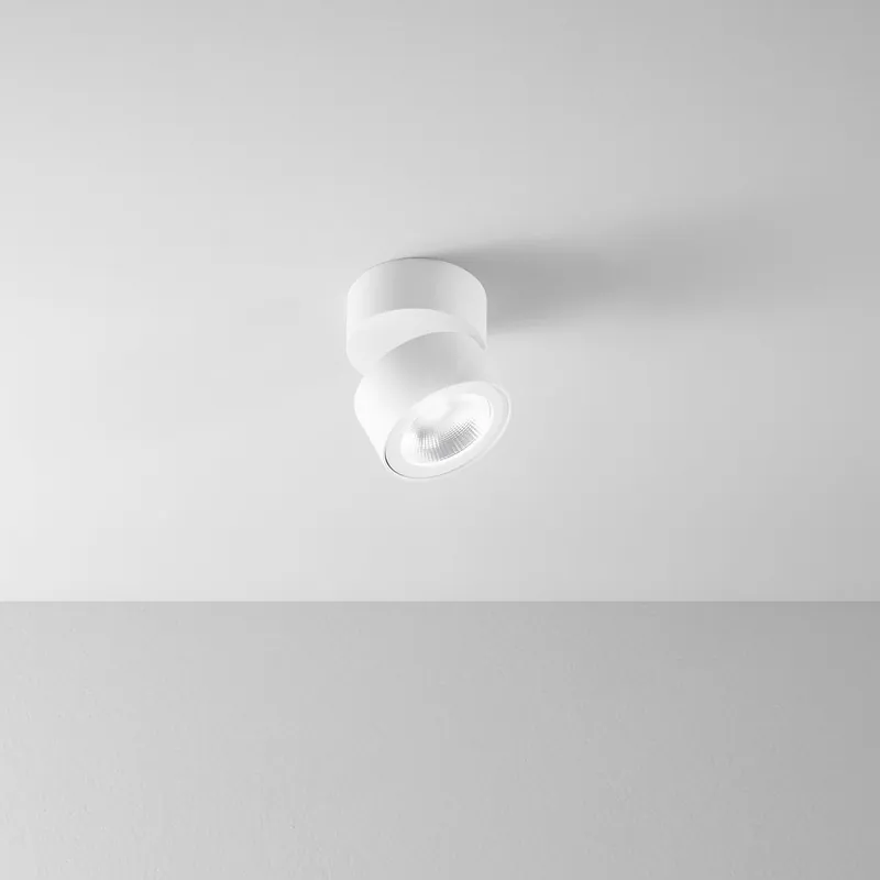 Acquista Ora Faretto a led grande da soffitto struttura in metallo e diffusore orientabile - 15W - Lumen 900 - 3000k-4000k-6000k