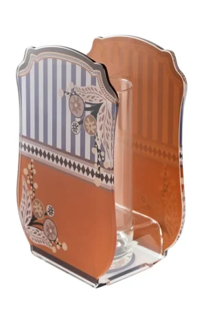Ultime Pezzi Vaso piccolo in vetro con copertura in plexiglass