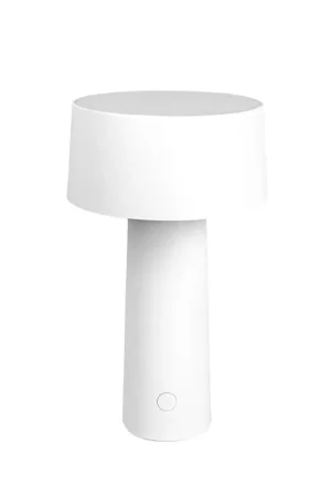 Compra Adesso Lampada da tavolo ricaricabile a led dal design moderno - 5W - Lumen 200 - 3000k Luce Calda - IP44