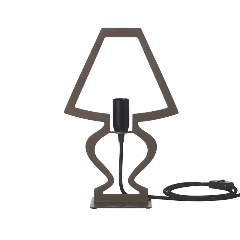 Acquista Ora Abatjour Lampada da comodino in metallo dal design moderno e minimalista