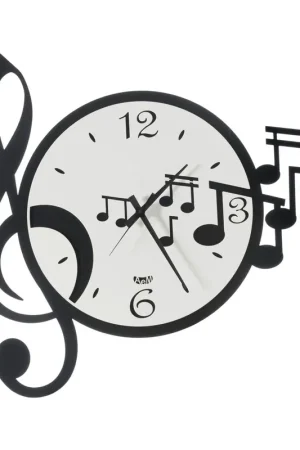 Affare Orologio da parete moderno con chiave e note musicali