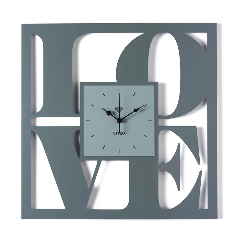 Orologio da parete moderno in metallo dal design moderno Bestseller