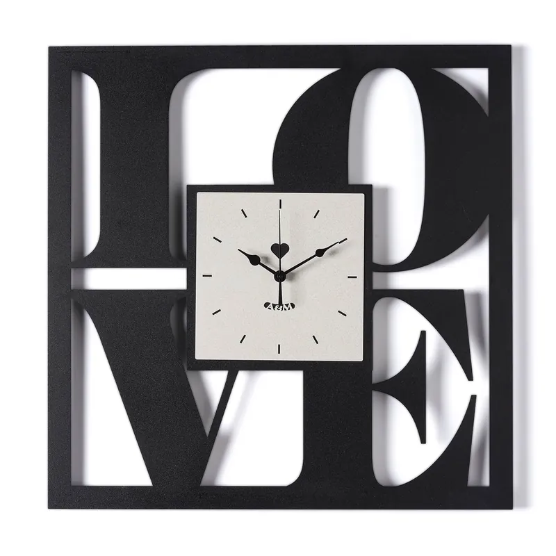 Di Tendenza Orologio da parete moderno in metallo dal design moderno