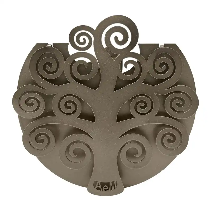 Porta umidificatore in metallo e vaschetta in ceramica di design Acquista Ora
