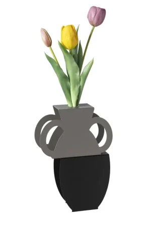 Vaso portafiore decorativo in metallo Ultimissimo Modello