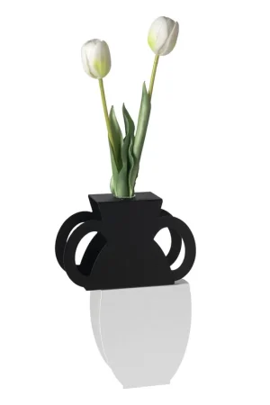 Vaso portafiore decorativo in metallo Esclusivo