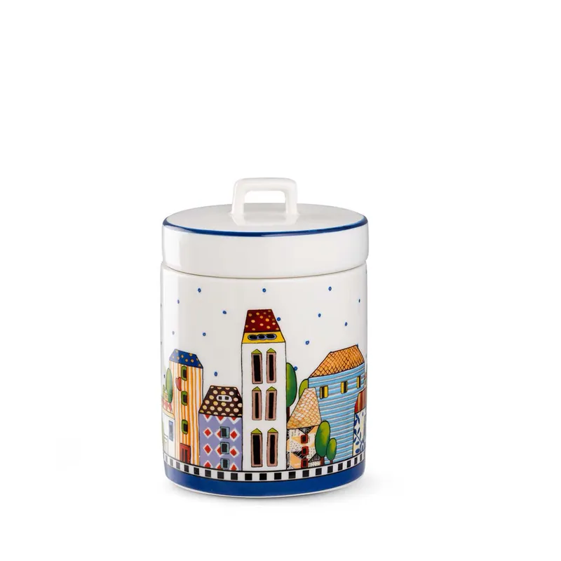 Barattolo in ceramica con coperchio Scelto Dai Clienti