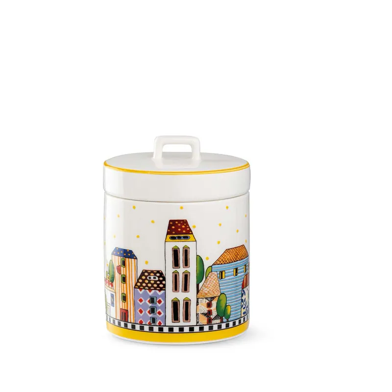 Barattolo in ceramica con coperchio Soddisfatti O Rimborsati