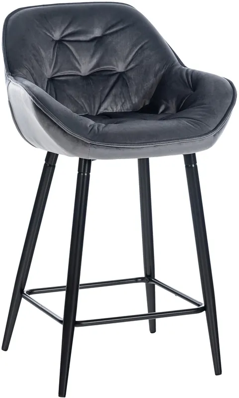 Sgabello da bar Gibson in velluto altezza seduta 76 cm Più Venduto