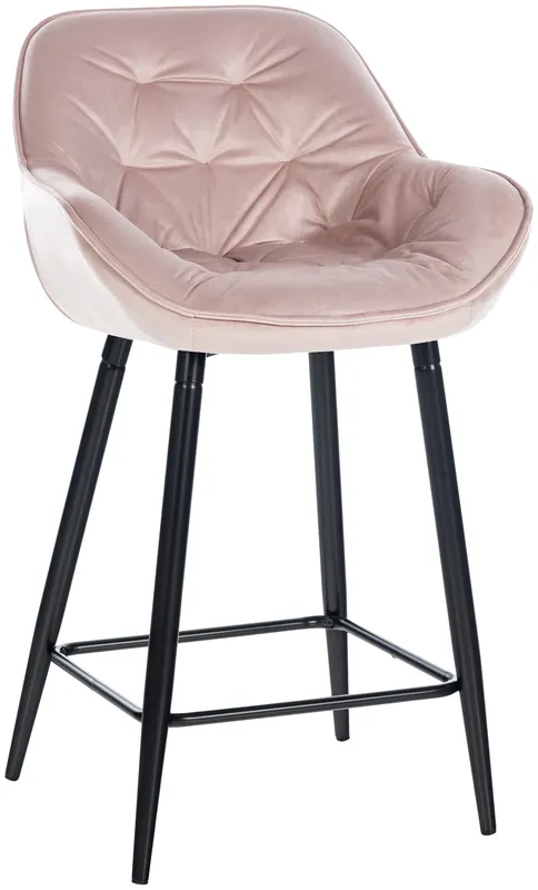 Prezzo Conveniente Sgabello da bar Gibson in velluto altezza seduta 76 cm