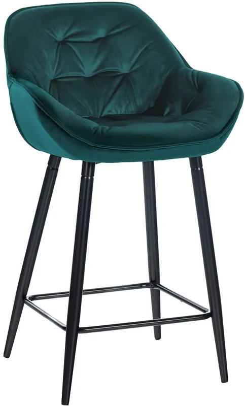 Prezzo Ridotto Sgabello da bar Gibson in velluto altezza seduta 76 cm
