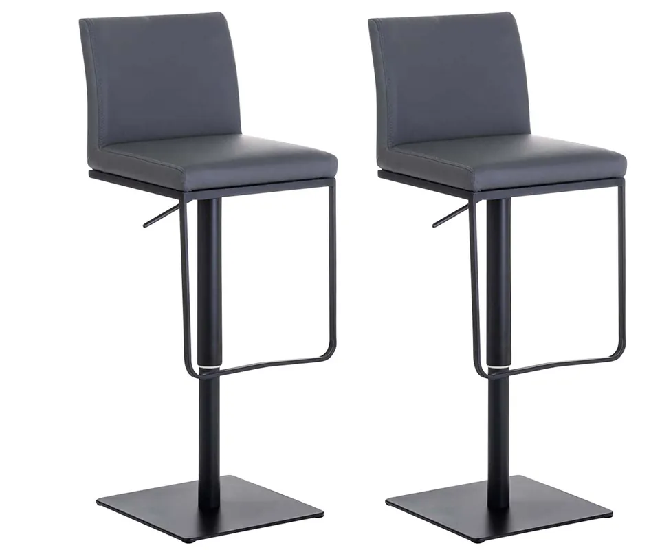 Offerta Set di 2 sgabelli da bar Panama rivestiti in similpelle