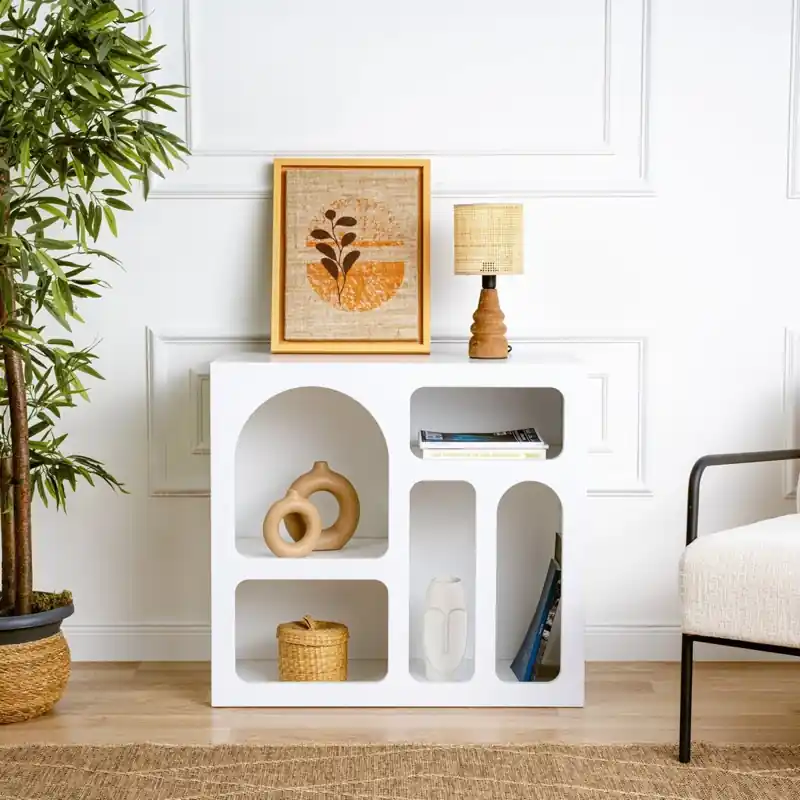 Credenza madia moderna design vani 80xH74 cm bianco Corvik Bestseller