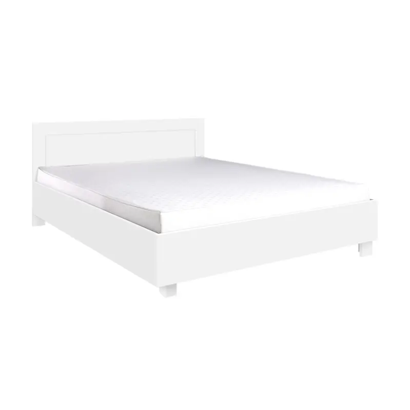 Letto matrimoniale moderno 160x200 bianco Yuma Offerta