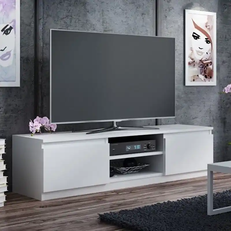 Mobile porta tv moderno 120xH36 cm bianco Georgia Vendita Finale