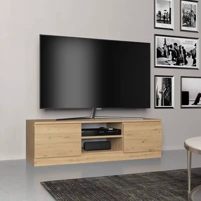 Compra Online Mobile porta tv moderno 120xH36 cm rovere oldwook Georgia