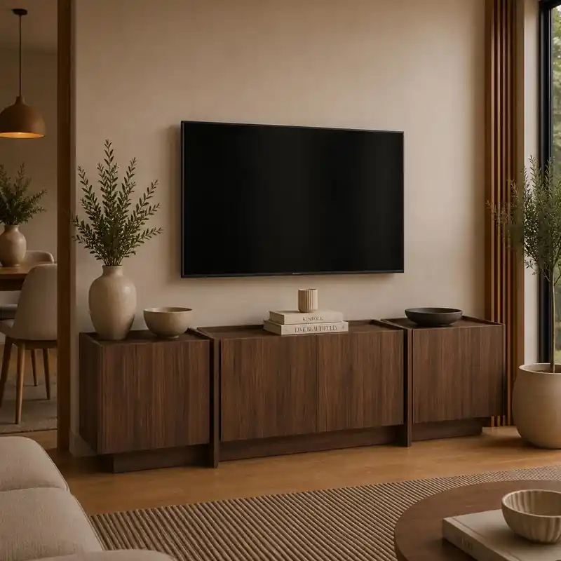 Prezzo Ridotto Mobile porta TV moderno design 180xH46cm noce Tavon