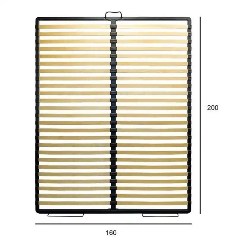 Rete contenitore 160x200cm matrimoniale a doghe Comfort Nuovo Arrivo