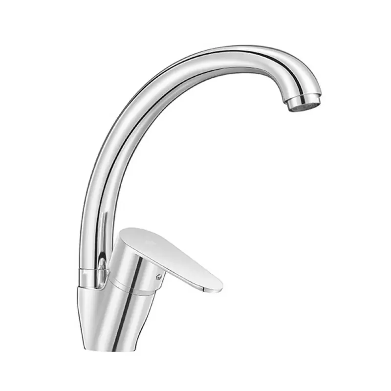 Miscelatore lavello canna alta girevole Lizzy in ottone cromato Economico