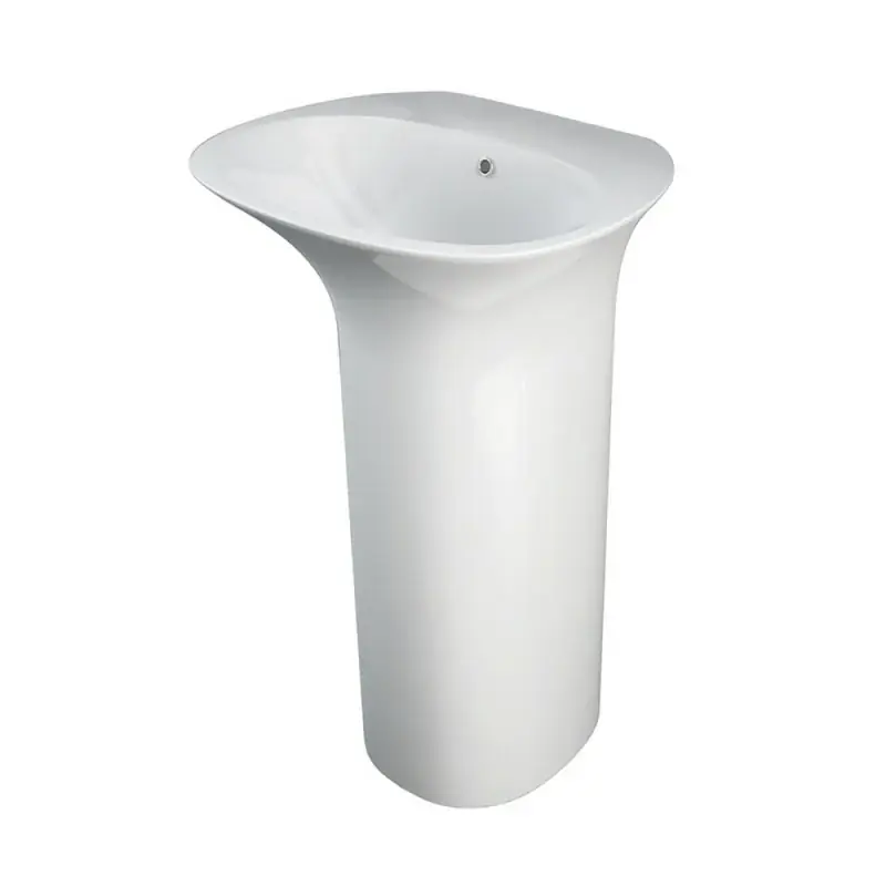 Lavabo freestanding bianco in ceramica Sensation senza foro Economico