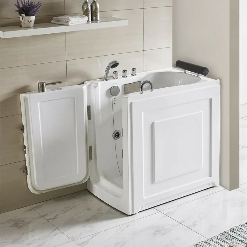 Vasca da bagno per disabili 101x72x100 porta con apertura a sinistra Promozione Esclusiva