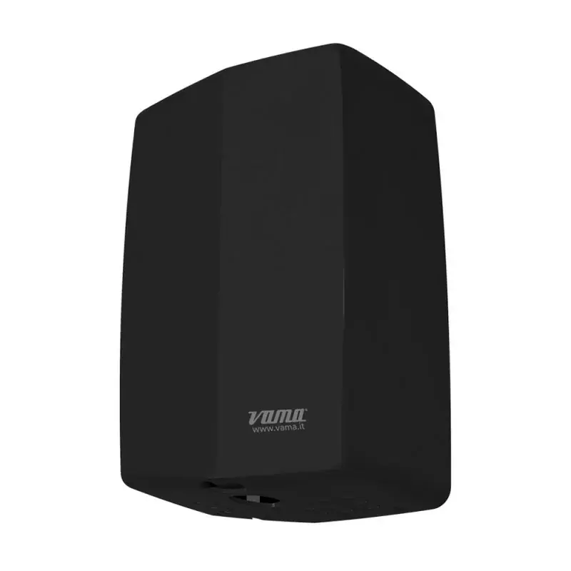 A Buon Prezzo Asciugamani elettrico nero con fotocellula risparmio energetico 1000 W