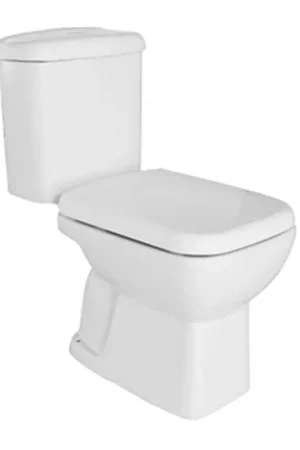 Wc tradizionale monoblocco scarico a terra completo di sedile serie Ginevra Sconto