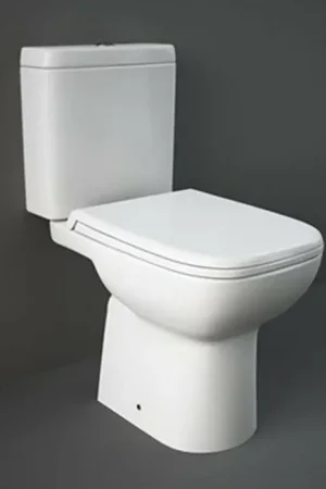 Wc monoblocco tradizionale scarico a terra Rak Origin con sedile Professionale