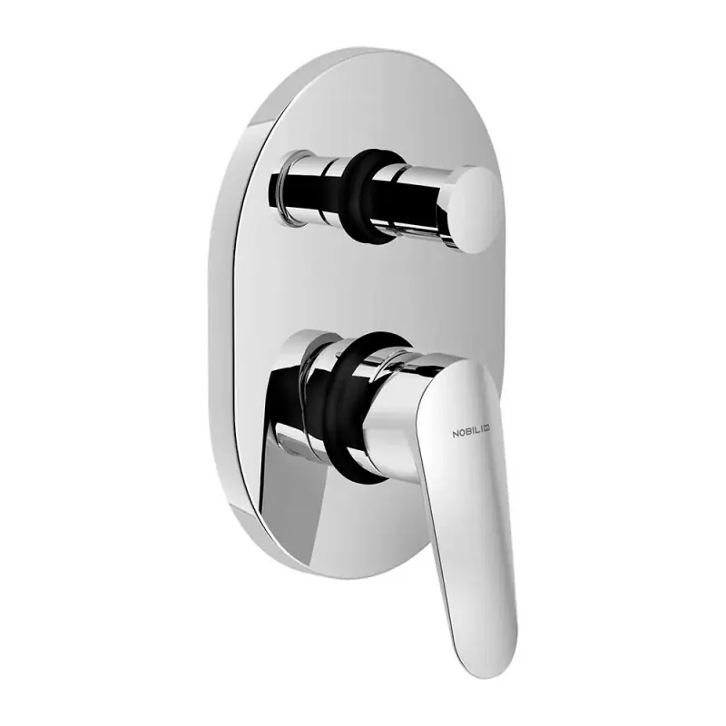 Miscelatore doccia incasso con deviatore Nobili Hof/Blues cromato a risparmio idrico Must-Have