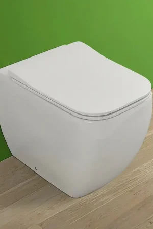 Water singolo filomuro Metropolitan bianco completo di Copriwater slim soft close Subito Disponibile