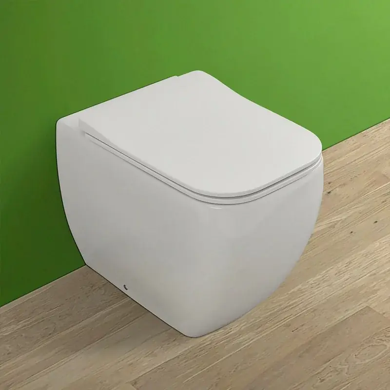 Water singolo filomuro Metropolitan bianco completo di Copriwater slim soft close Subito Disponibile