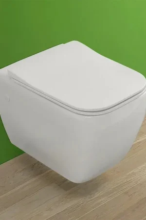 Water sospeso singolo Metropolitan bianco completo di Copriwater slim soft close Sconto