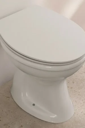 Wc singolo tradizionale in ceramica con scarico a terra linea Zeta Offerta Limitata