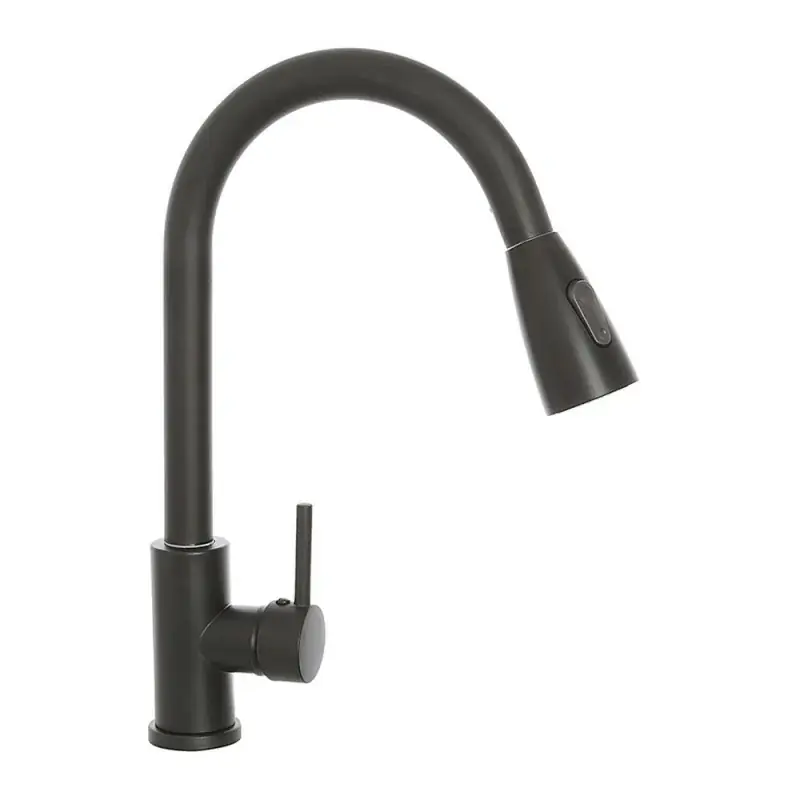 Miscelatore cucina nero opaco in acciaio inox con doccetta estraibile Promozione Esclusiva