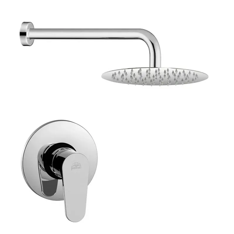 Set doccia incasso Paffoni Green tondo cromato con soffione inox 30 cm Compra Oggi Stesso