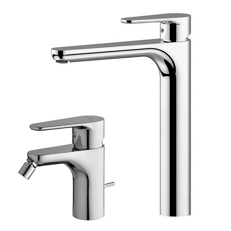A Buon Prezzo Set miscelatori Paffoni Green lavabo alto e bidet con scarico incluso
