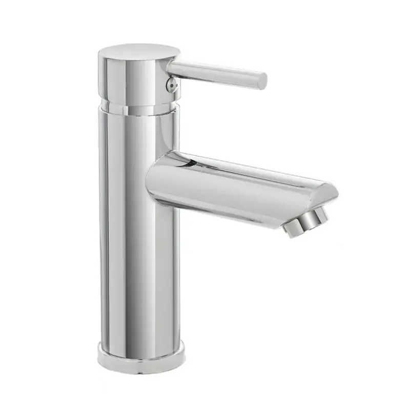 Miscelatore lavabo inox cromato lucido con piletta click-clack York Bestseller