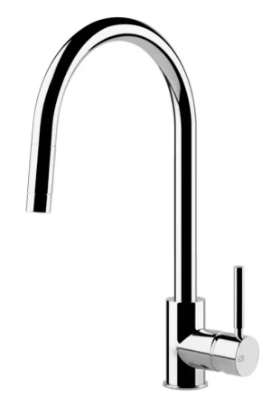 Professionale PRONTA CONSEGNA - Gessi Miscelatore monocomando con doccetta estraibile Neutron Collection 17120 031 finitura cromato