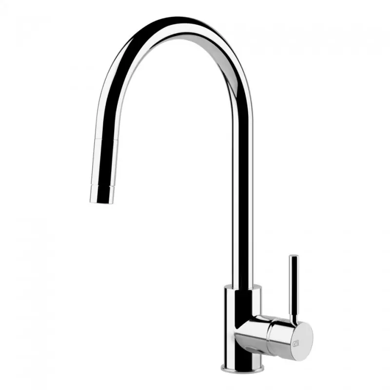 Professionale PRONTA CONSEGNA - Gessi Miscelatore monocomando con doccetta estraibile Neutron Collection 17120 031 finitura cromato