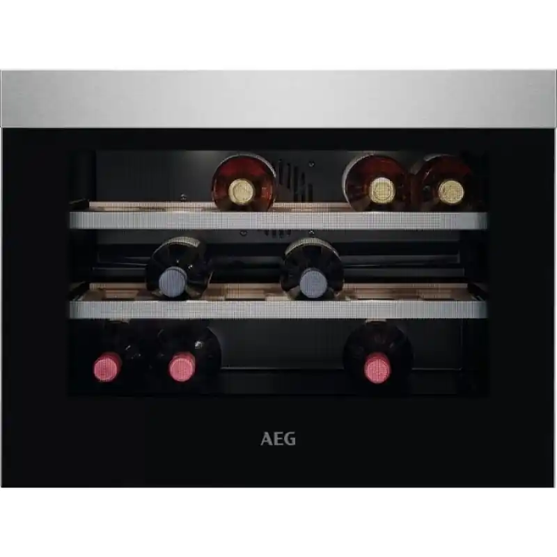 Promozione Esclusiva PRONTA CONSEGNA - AEG Cantina vino sottotop da incasso KWK 884520 M finitura inox antimpronta da 60 cm