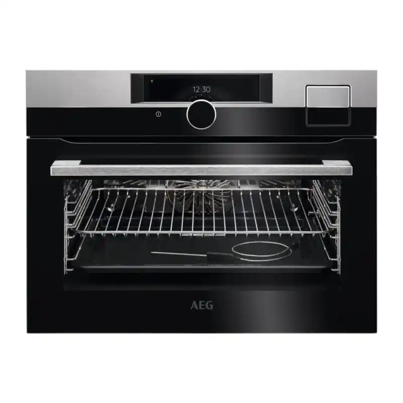 Compra Oggi Stesso PRONTA CONSEGNA - AEG Forno compatto SteamPro KSK 998290 M finitura inox antimpronta da 60 cm