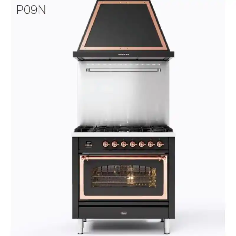 Ilve Cucina P09N da incasso Nostalgie P09INE3 piano cottura 4 fuochi e 2 zone induzione da 90 cm Prezzo Scontato