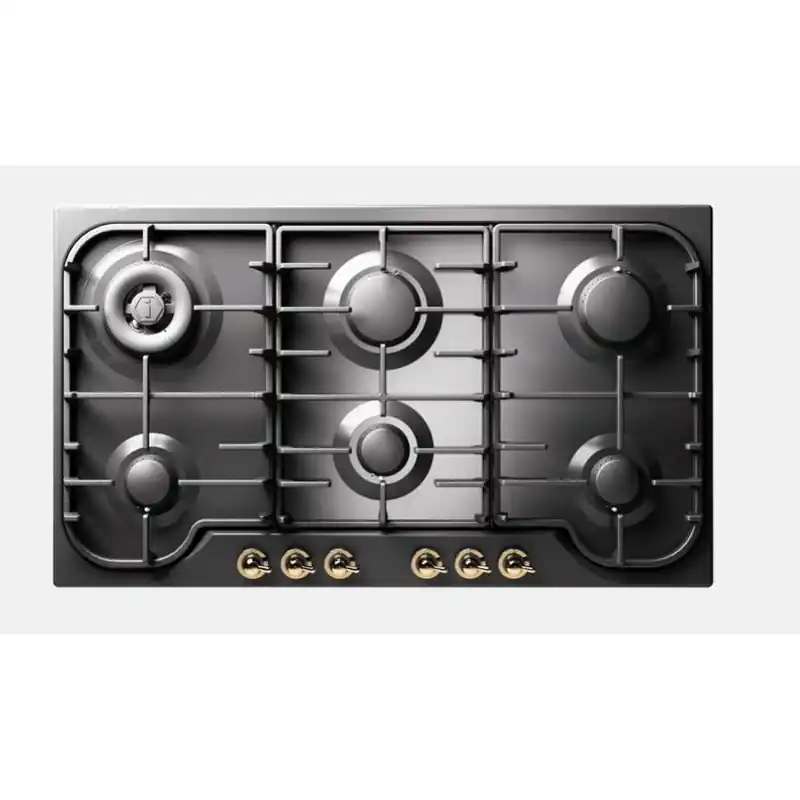 Ilve Piano cottura gas Nostalgie HCB906CN in acciaio inox o smaltato da 86 cm Sconto