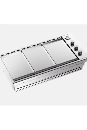 Economico Ilve Barbecue esterno da incasso Professional Plus HBBQ100 finitura inox da 105 cm