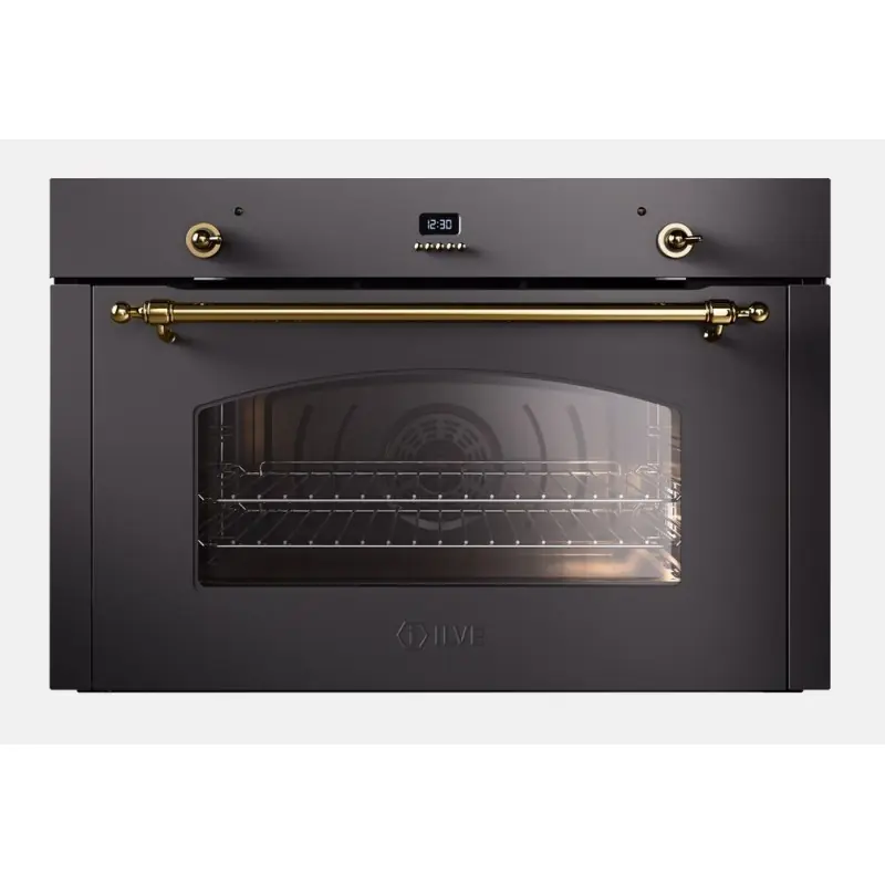 Offerta Limitata Ilve Forno elettrico da incasso Nostalgie OV90SNE3 in acciaio inox o verniciato da 90 cm