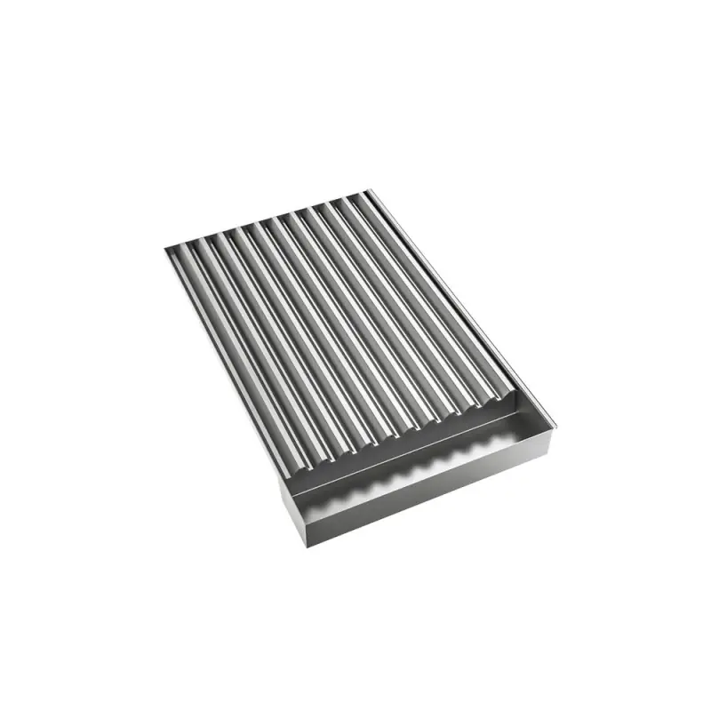 Ilve Piastra ondulata EA5310008000000 per barbecue Non Perdere